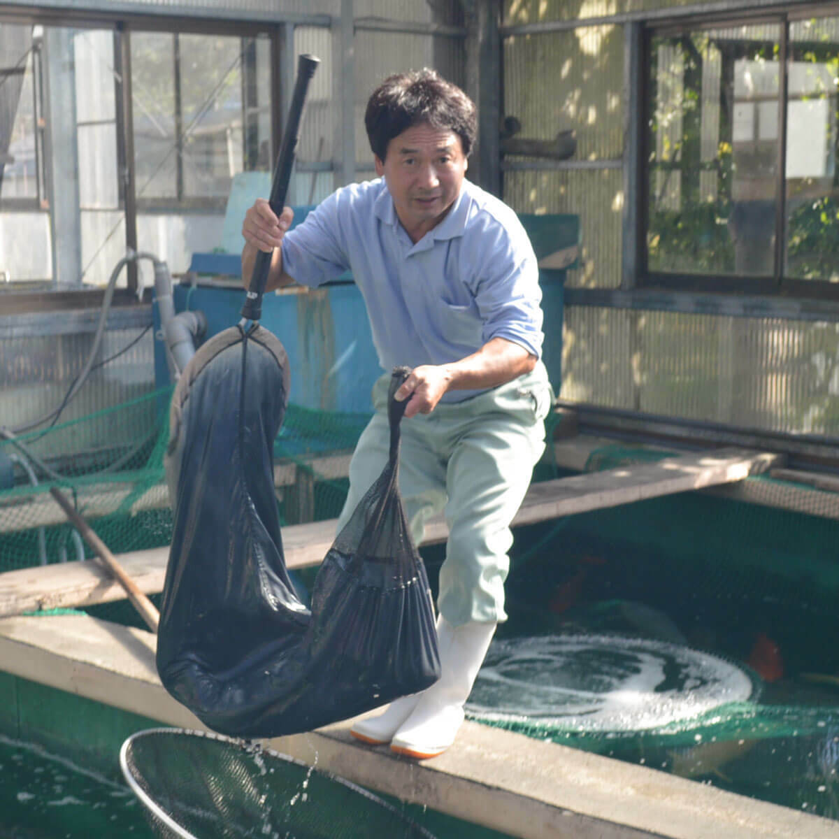 Sock Net With Bag (Long Handle)