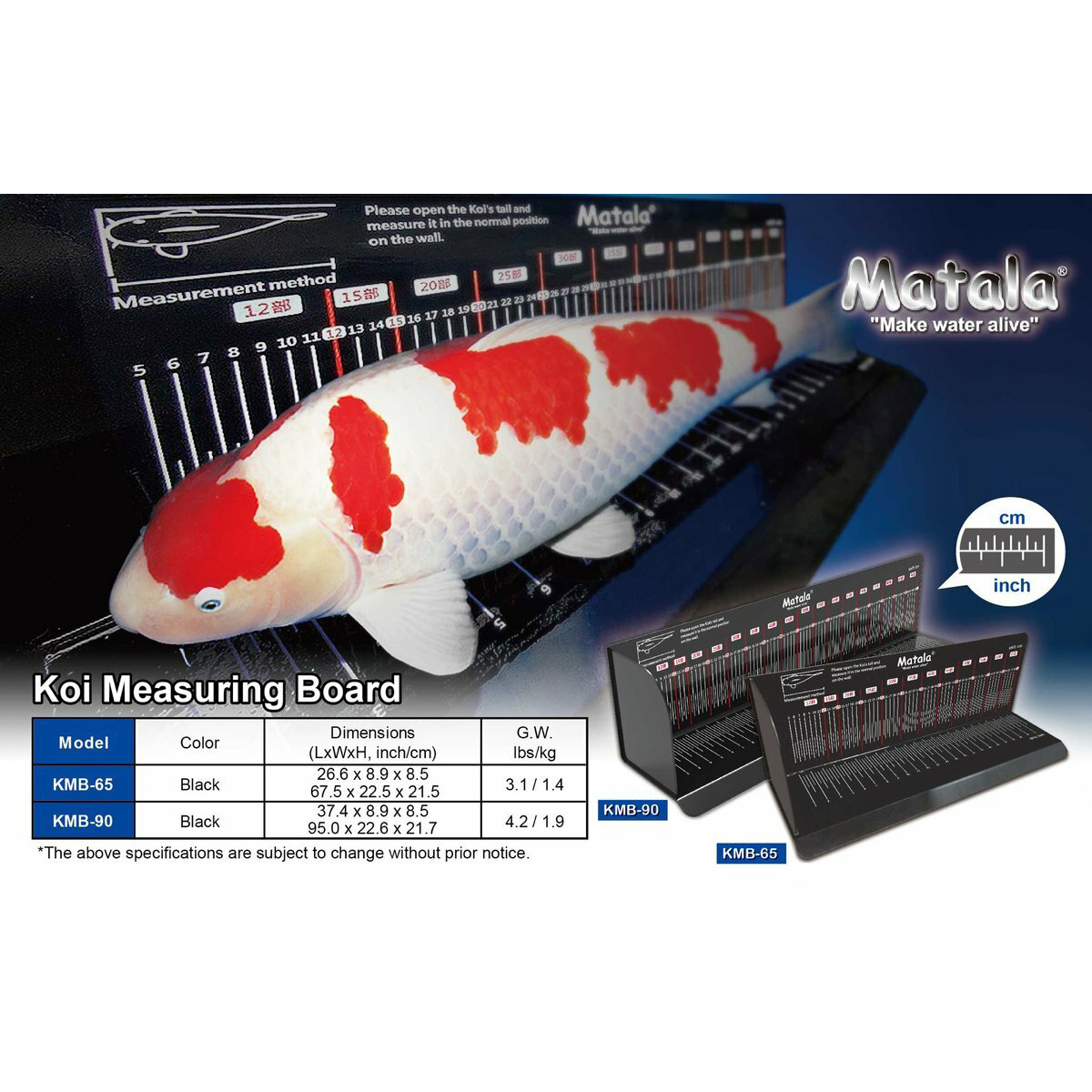 Koi Measuring Board